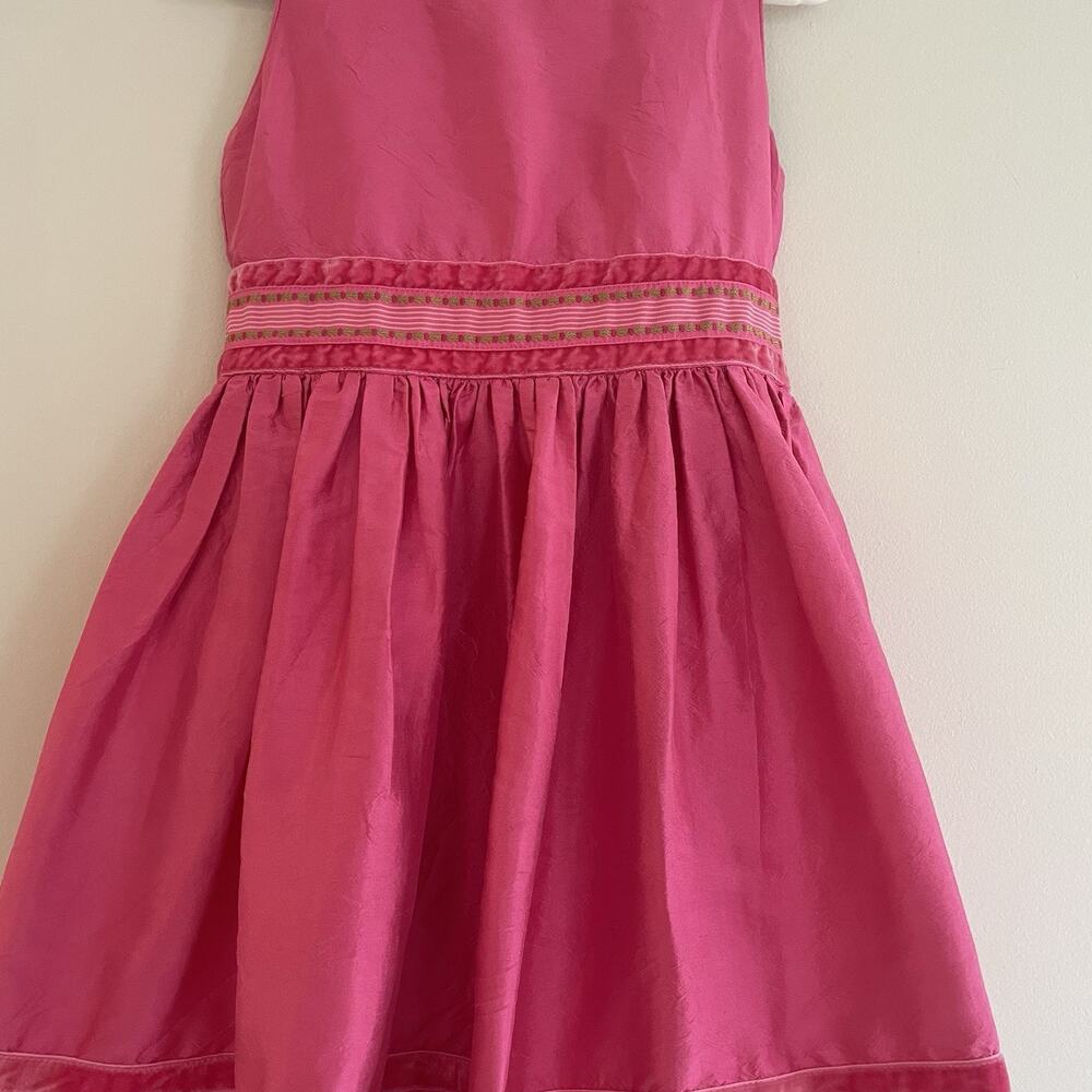 VTG Lilly Pulitzer Girls Pink 100% Silk Dress Bow Sash Special Occasion Party 4 - Picture 15 of 15